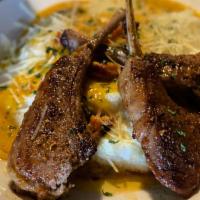 Lamb Chops ＆ Grits · 3 Grilled seasoned Lamb Chops served with southern style grits. Served on Sat and Sun 1pm-6p...