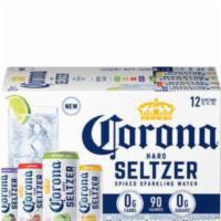 Corona Hard Seltzer Spiked Sparkling Water Variety Pack ( 12 PK x 12 OZ CANS ) · Must be 21 to purchase. Discover the only hard seltzer that gives you that day-at-the-beach ...
