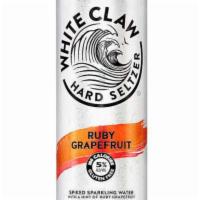 White Claw Ruby Grapefruit Hard Seltzer ( 6 PK x 12 OZ CANS  ) · Must be 21 to purchase. White claw ruby grapefruit is the perfect blend of seltzer water, th...
