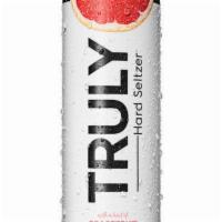 Truly Hard Seltzer Grapefruit Spiked and Sparkling Water -( 6 PK x 12 OZ CANS ) · Must be 21 to purchase. Truly Hard Seltzer is light, crisp, and refreshing with a hint of fr...