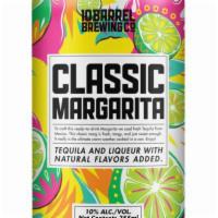 10 Barrel Brewing Co. Classic Margarita 4 Can 12.0 Oz.  · Must be 21 to purchase. To craft this ready-to-drink Margarita we used fresh Tequila from Me...