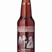 Speakeasy Prohibition Ale 6 Pack 12 oz. Bottles · Must be 21 to purchase. Prohibition ale is a boldly hopped amber ale that strikes a perfect ...