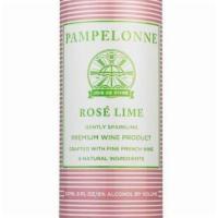 Pampelonne Rosé Lime ( 4 x 250ML ) · Must be 21 to purchase. Gently sparkling premium wine product. Top notes of passion fruit, k...
