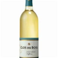 Clos Du Bois Pinot Grigio ( 750 ML ) · Must be 21 to purchase. Pale straw in color with aromas of casaba melon, pink grapefruit and...