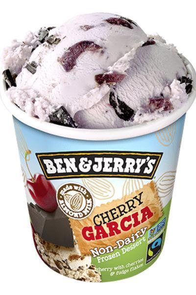 Ben & Jerry's Non Dairy Cherry Garcia · Cherry Non-Dairy Frozen Dessert with Cherries & Fudge Flakes