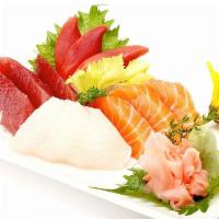 Hamachi Sashimi Plate · Yellowtail. 12 slices of sashimi