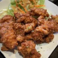 F4. Kara-age · Japanese-style marinated fried chicken.
