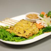 Satay · Beef, chicken, or tofu marinated with homemade special sauces on skewer charbroiled. Served ...
