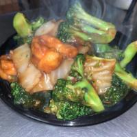 Shrimp with Broccoli · With white rice, fried rice or lo mein.