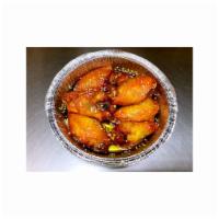 8 Piece Honey Wings蜜翅 · Cooked wing of a chicken coated in sauce or seasoning.