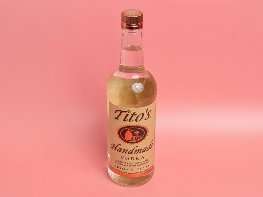 Tito's Handmade · Distilled five times for a smooth and pure flavor with a sweet finish. Must be 21 to purchase.