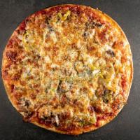 Favorite 4 Pizza · Italian sausage, mushroom, onion and green pepper. 