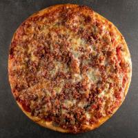 Meat Locker Pizza · Italian sausage, ham, pepperoni, bacon and ground beef. 