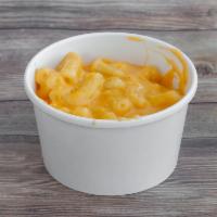 Creamy Mac & Cheese · Macaroni pasta in a cheese sauce.
