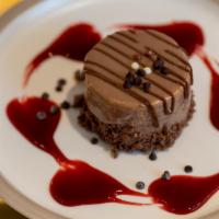 Hazelnut Praline · Chocolate and Hazelnut combined topped with a chocolate ganache