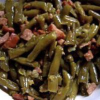 Southern Style String Beans with Smoked Turkey · These green beans aren’t your average “boiled with a tad a butter” green beans. These soul f...
