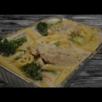 Chicken Broccoli Alfredo · Grilled chicken and fresh broccoli in a creamy Alfredo sauce served with your choice of ziti...