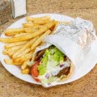 Beef Gyro Basket · Served with our homemade french fries.