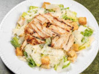 Caesar Grilled Chicken · Green salad with Caesar dressing and cheese with grilled chicken. 