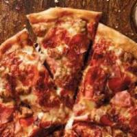 Original Crust All Meat Pizza · Pepperoni, ham, Italian sausage, bacon.
