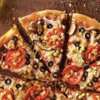 Original Crust Garden Pizza · Mushrooms, black olives, onions and sliced tomatoes.