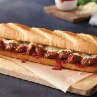 Meatball Sub · Meatballs, provolone cheese and our original sauce.