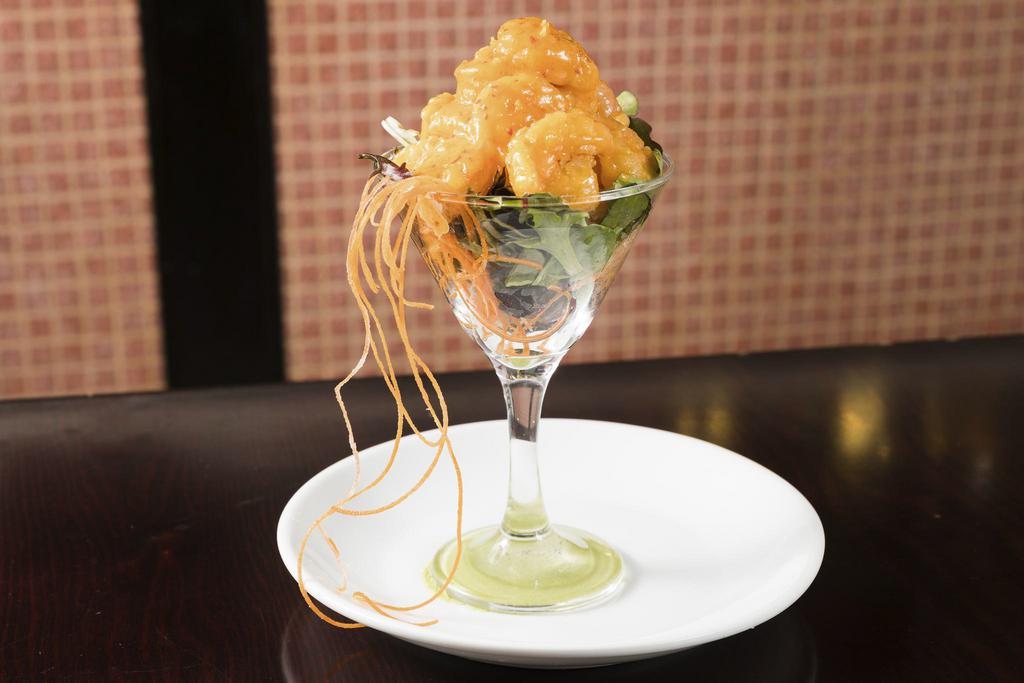 Rock Shrimp · Served with creamy spicy dressing.