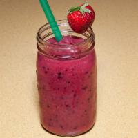 2. Bacchus Berry Smoothie · Blueberry, raspberry, strawberry, raspberry juice and orange sherbet.