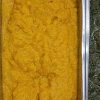 Pumpkin Roti Meal · Comes with curry potatoes.