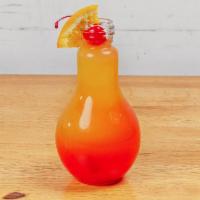 Tequila Sunrise · Tequila, orange juice and grenadine. Must be 21 to purchase.