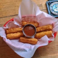 Mozzarella Sticks · Mozzarella cheese that has been coated and fried. 8 pieces