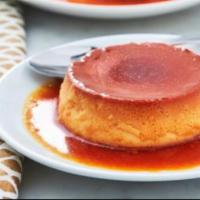Flan  · This homemade delicacy is made with eggs, milk, condensed milk and vanilla extract 