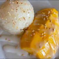 Sweet Sticky Rice with Mango (V)(GF) · 