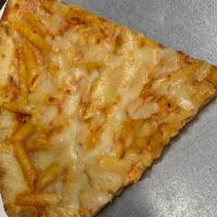 Baked Ziti Pizza Slice · 