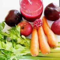 The Iron Horse Juice · Kale,broccoli, beets, apples,carrot