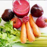 The Blood Cleanse Juice  · Apple,carrot, Beet,lemon,celery 