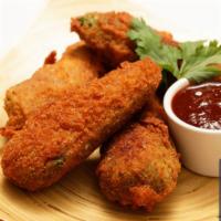 10 Pieces Cheddar Jalapeno Poppers · Choose your favorite dressing.