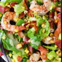 The Healthy Grilled Shrimp Salad  · Grilled Shrimp. Choose your favorite greens. Mixed Greens, Arugula, Romaine, Baby Spinach, S...