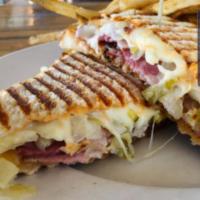 Boar's Head Turkey And Pastrami Combo Panini  · Boar's Head Turkey And Pastrami. Choose your favorite dressing.  Free can soda or water. 