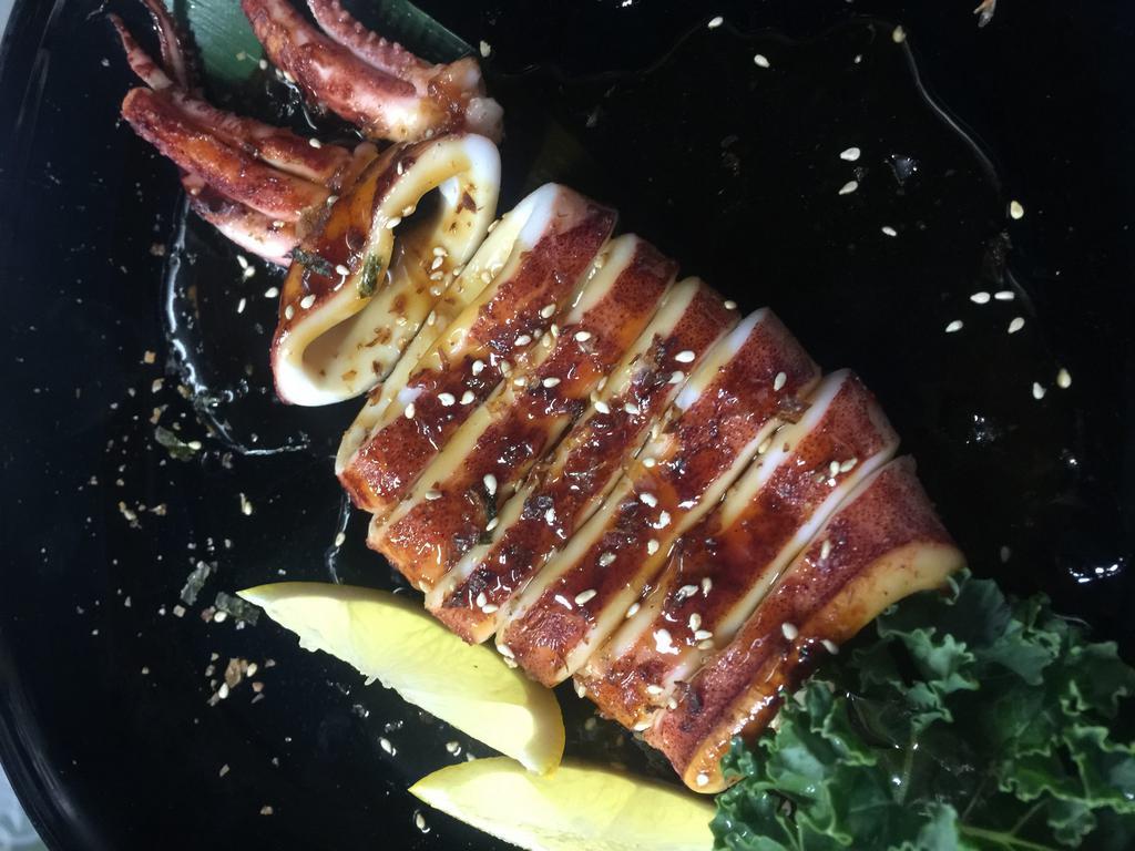 BBQ Squid · bbq squid in teriyaki sauce