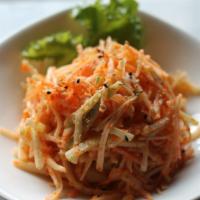 Spicy Kani Salad · crunchy, cucumber, and crab served spicy