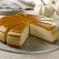 Pumpkin Cheese Cake (Slice) · A cookie crumb base with a pumpkin infused cheesecake, topped with pumpkin butter. *Seasonal