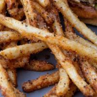 French Fries with Basil Ryeman Ketchup · 