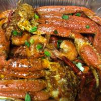 Family Seafood Pot · 2 Snow Crab Cluster,12 Headless Jumbo Shrimp,1 Lb Craw-fish with Spicy Creole Lemon Butter S...
