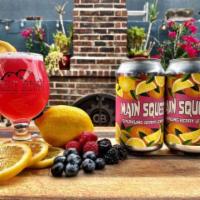 Main Squeeze · Main squeeze is a triple berry lemonade made from scratch with real blueberries, raspberries...