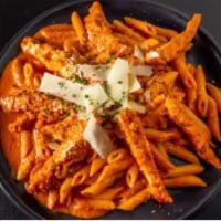 Penne Vodka Pasta · Add protein for an additional charge.