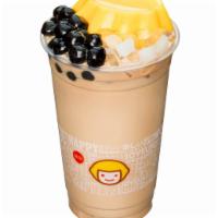 A5. Boba Milk Tea with Pudding and Lychee Jelly · 