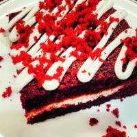 Red velvet cheesecake brownie · Moist, lightly chocolately red velvet brownies have a delectable swirl of cream cheese filli...