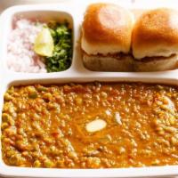 AP15. Pav Baji · Special mixed veggies mixed with homemade spices and served with special kind of bread (pav).