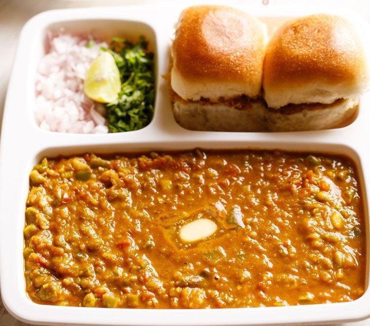 AP15. Pav Baji · Special mixed veggies mixed with homemade spices and served with special kind of bread (pav).